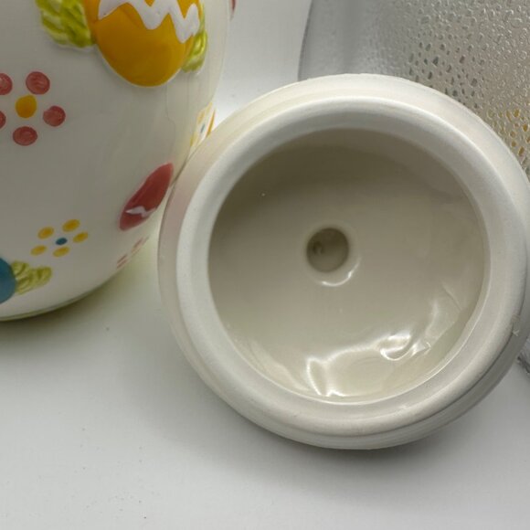 Temp-tations by Tara retired “Old World” 10” Easter Bunny cookie jar crazing - Picture 5 of 12